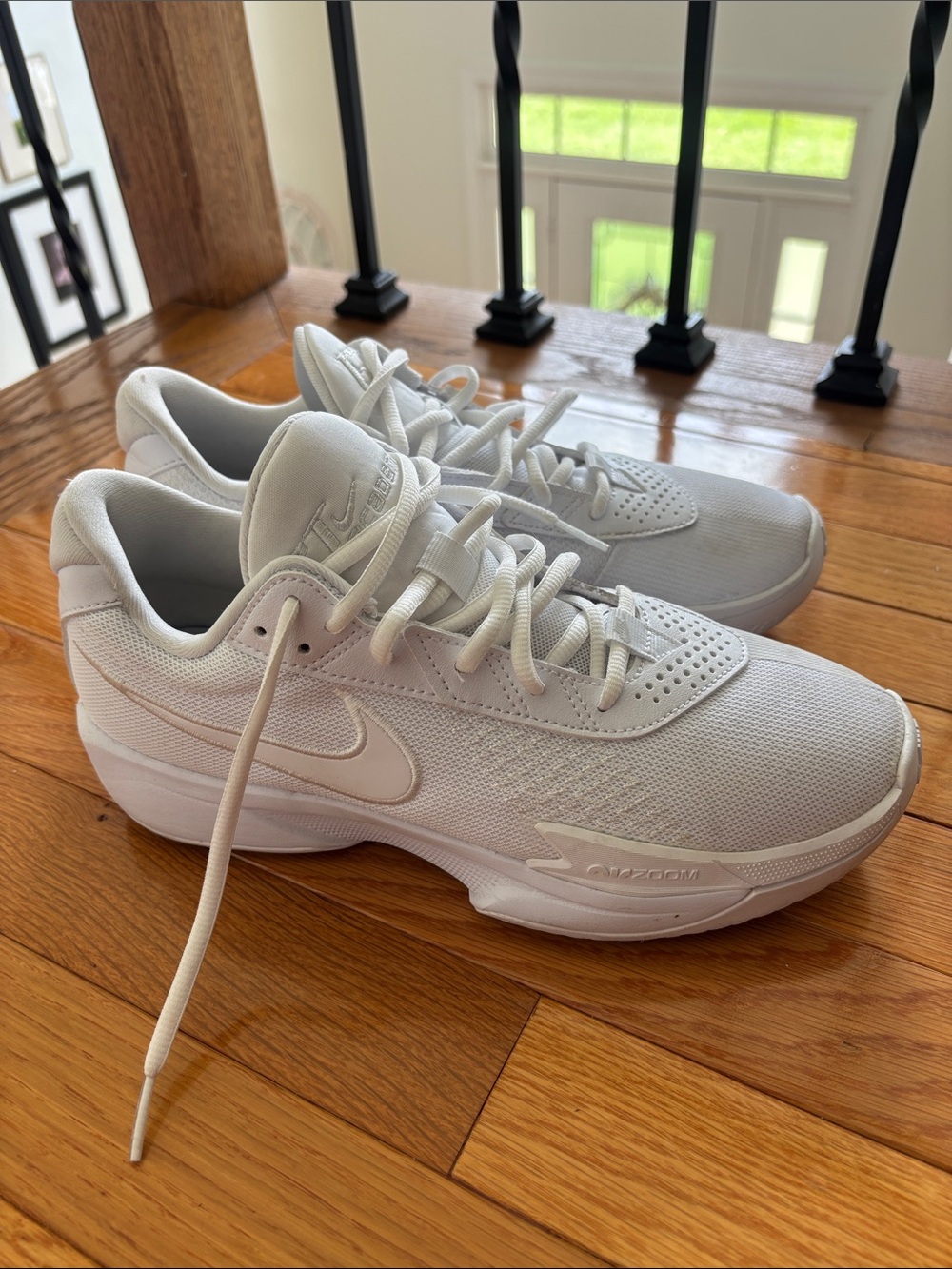 Nike All-White Lightweight Mesh Sneakers